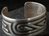 Silver Overlay Cuff Bracelet