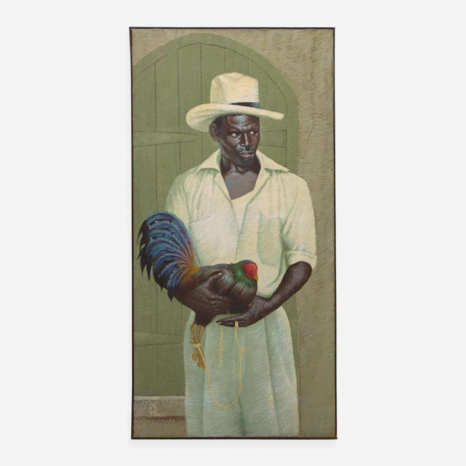 Columbus Knox (1923-1999) The Cock Fighter