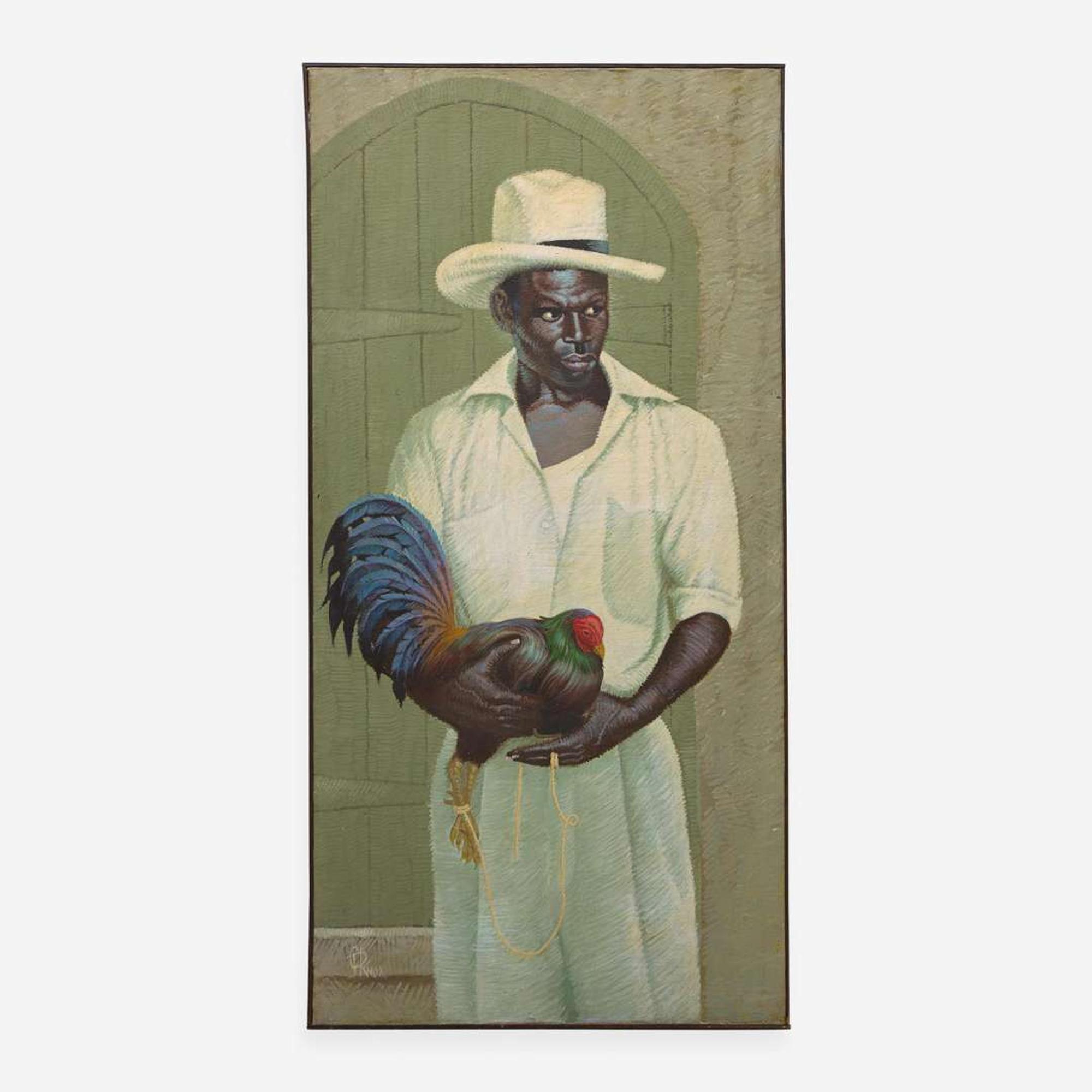 Columbus Knox (1923-1999) The Cock Fighter
