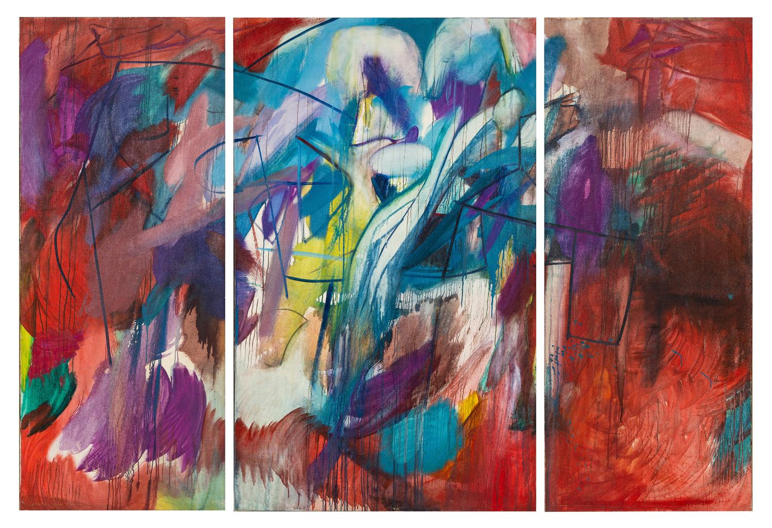 Sudden Storm at McGaheysville (Triptych) , 1962