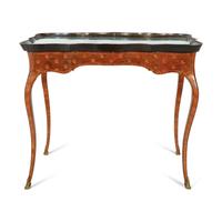 A Louis XVI Style Parquetry Side Table
