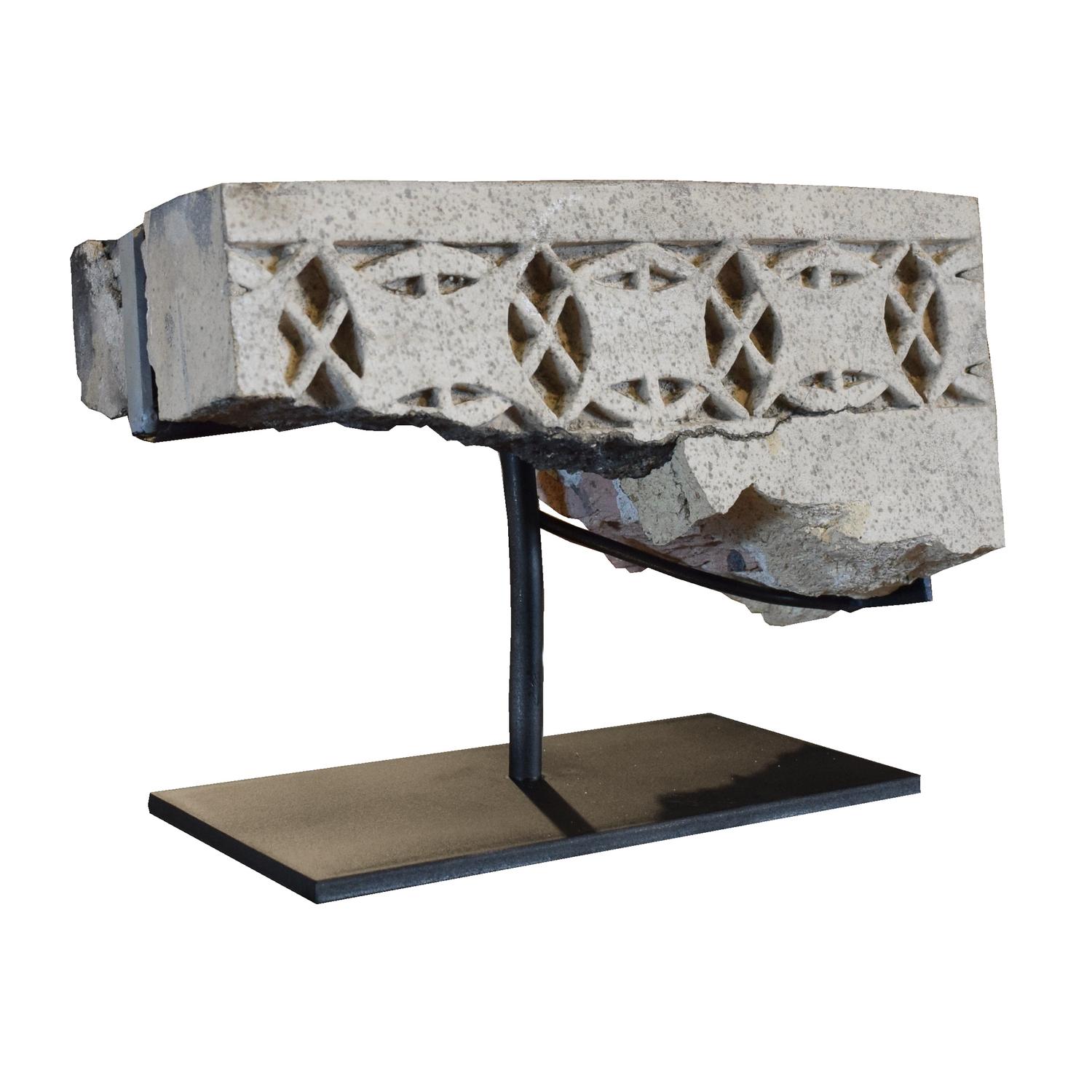 A Sullivan Designed Terra Cotta Facade Fragment from the Gage Building 10" W x 4" D x 7" H — United States, Circa 1898
