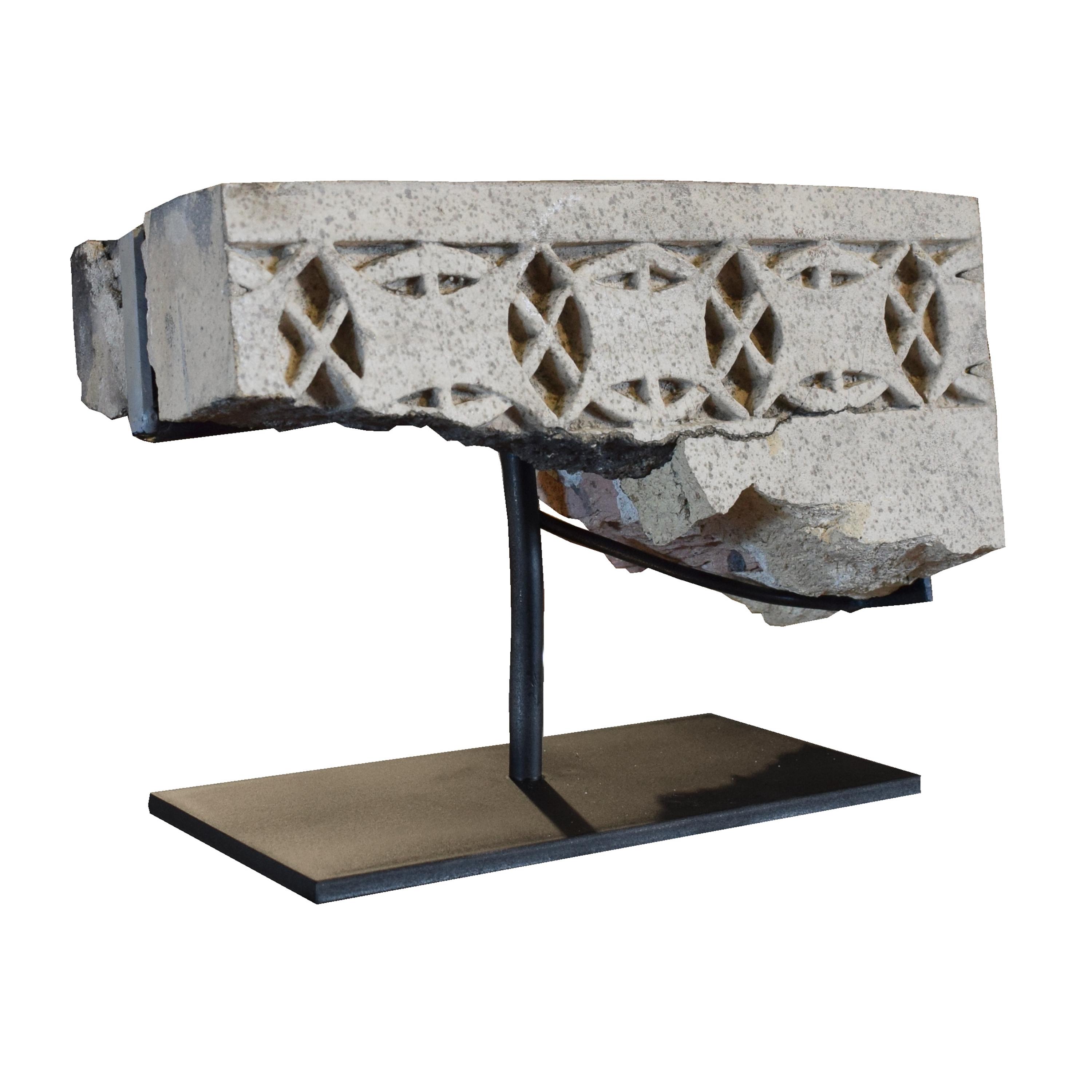 A Sullivan Designed Terra Cotta Facade Fragment from the Gage Building 10" W x 4" D x 7" H — United States, Circa 1898