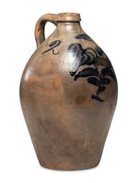 A J. B. Maxfield Two-Gallon Cobalt Decorated Stoneware Jug