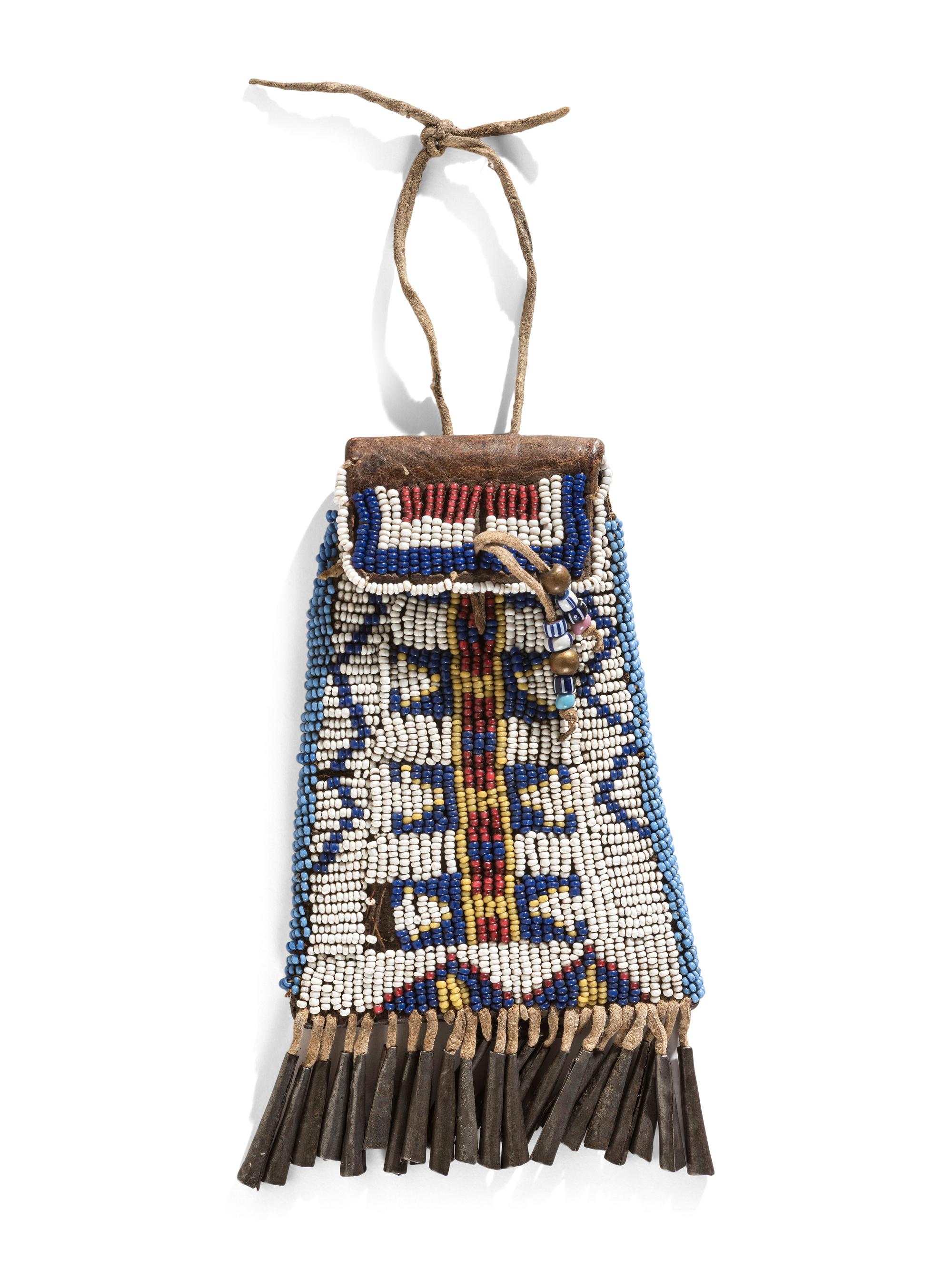 Arapaho Beaded Strike-a-Light Bag