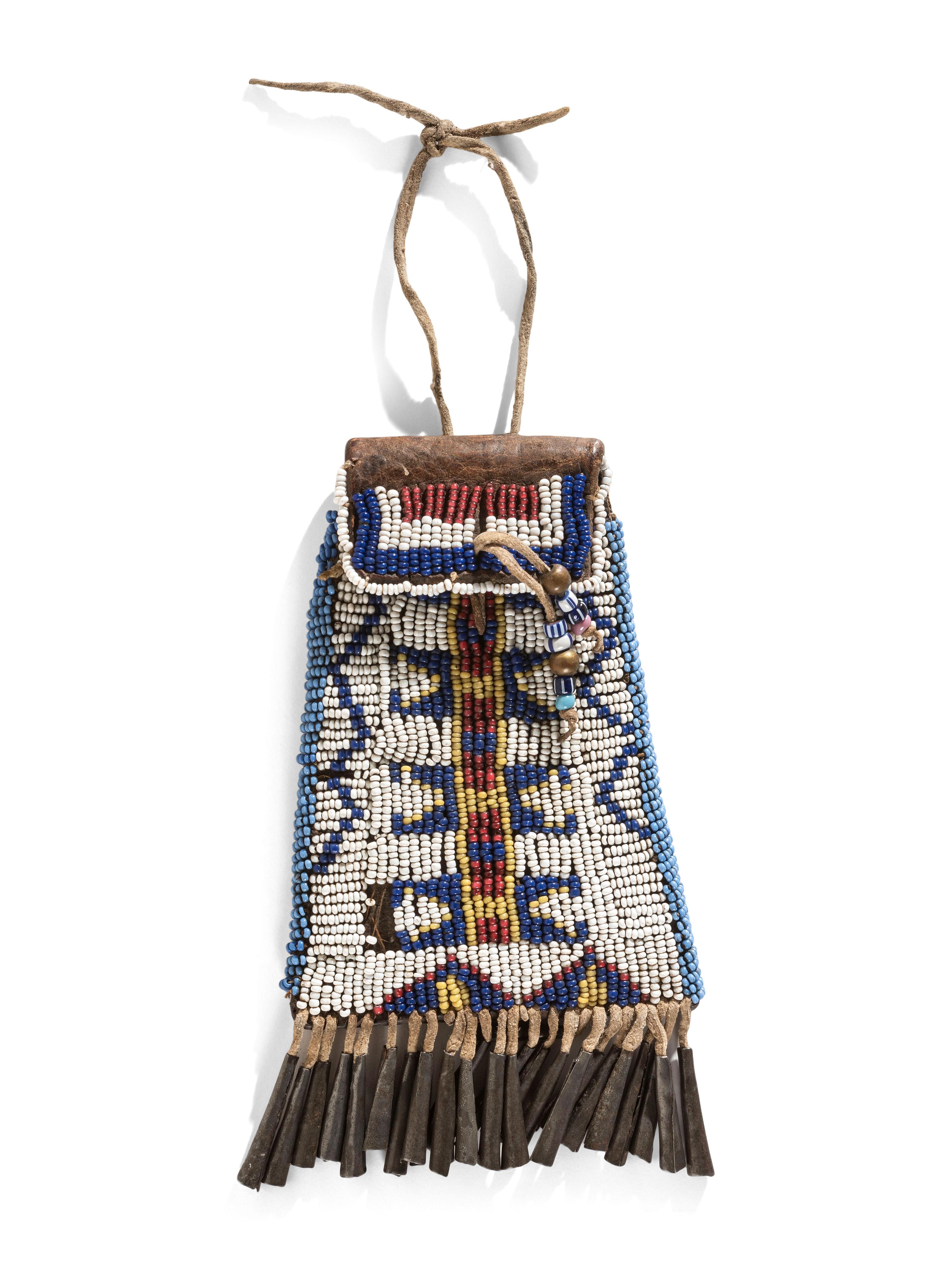 Arapaho Beaded Strike-a-Light Bag