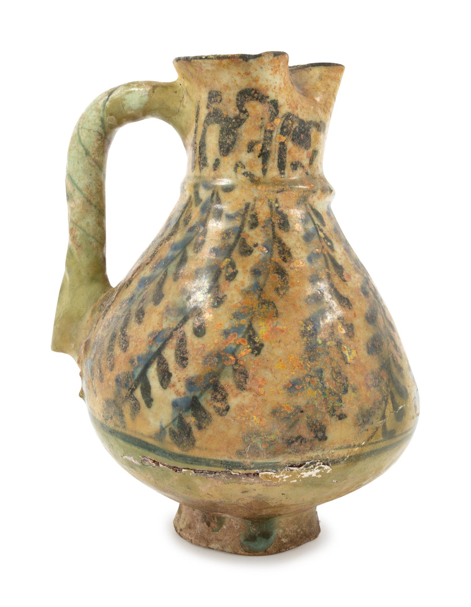 A Persian Lustre Pottery Jug