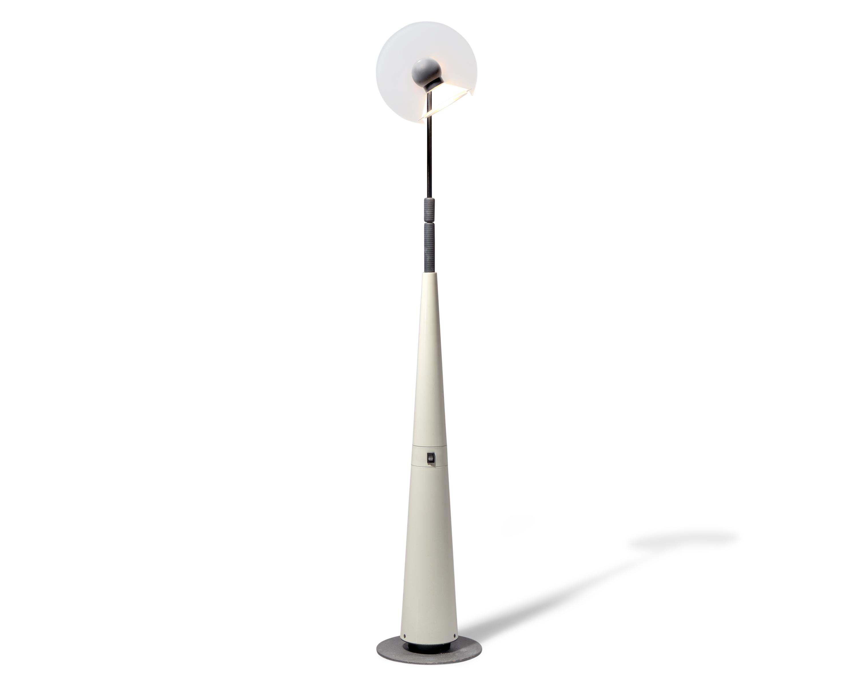 Telescopic floor lamp ‘Club 1195’ c. 1985 for Arteluce Italy