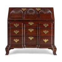 An American Chippendale Style Mahogany Slant-Front Bureau