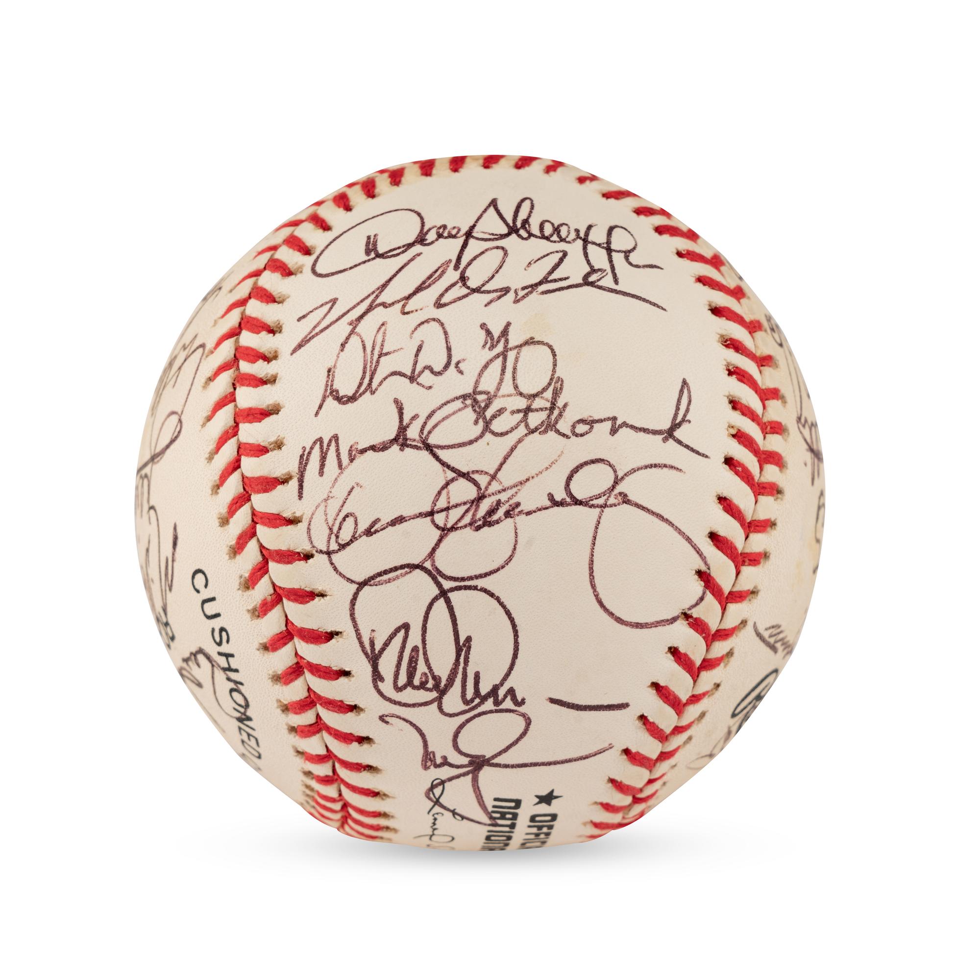 A 1997 St. Louis Cardinals Team Signed Autograph Baseball
