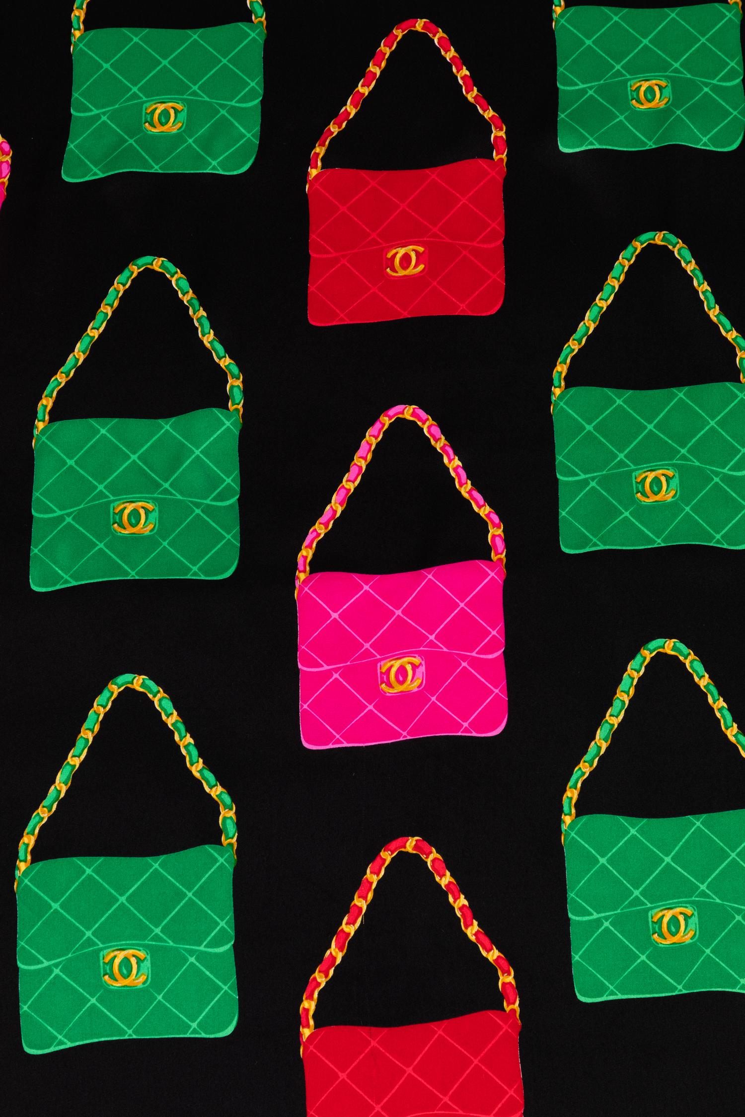 Chanel Silk Scarf, 1980-90s