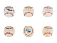 A Group of 24 Baseball Hall of Fame Single Signed Autograph Baseballs (Beckett Authentication Services, PSA)