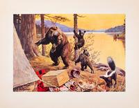 Four Decorative Prints from Tales of the North Country