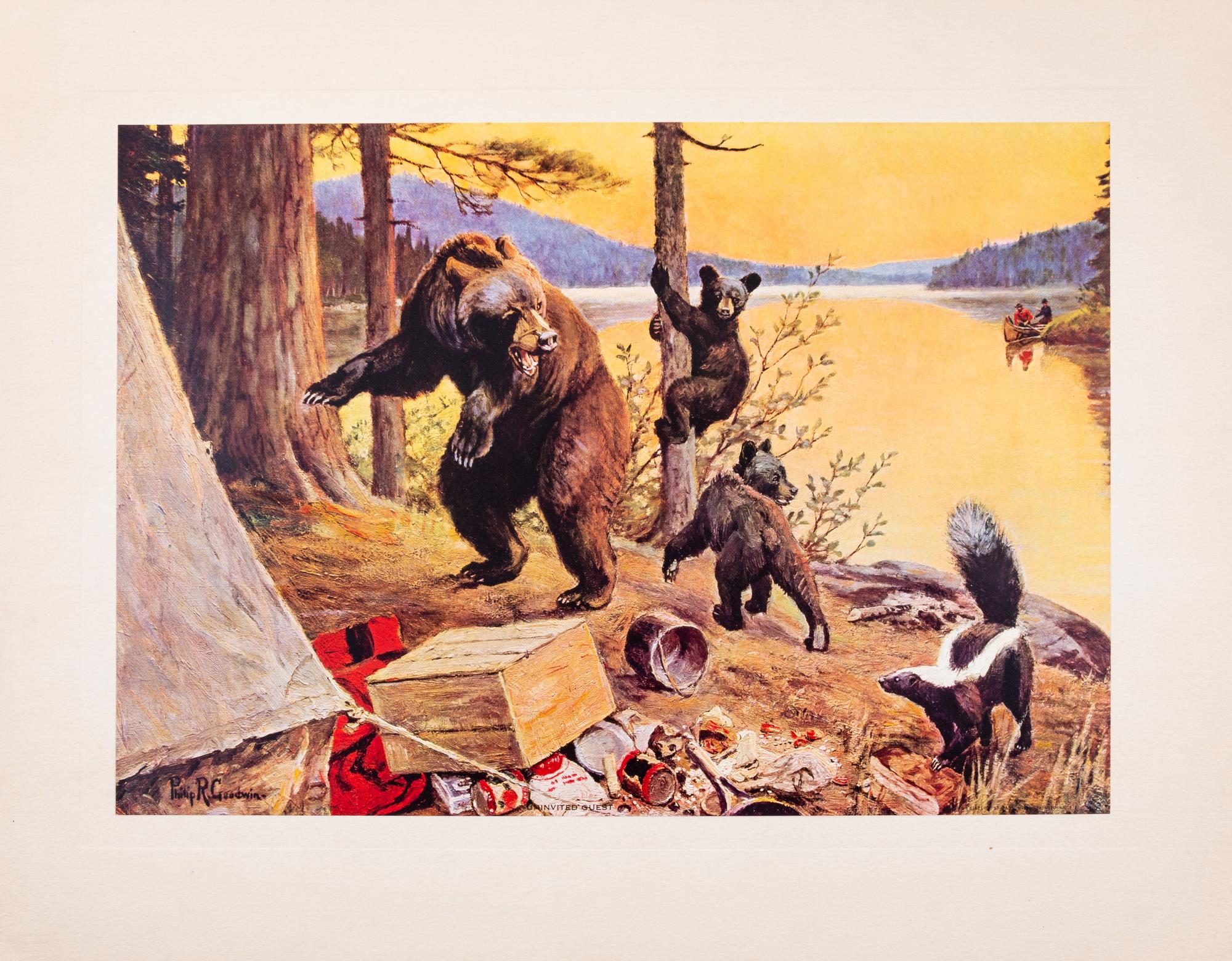 Four Decorative Prints from Tales of the North Country