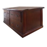 A Four Drawer Cabinet from Marshall Field's 71" W x 35.25" D x 30" H — United States, Early 20th Century