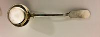A German Silver Soup Ladle, M.J. Ruckert, Mainz, Circa 1925, with a script JB monogram.