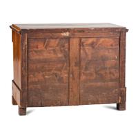 A Biedermeier Figured Walnut Chest of Drawers