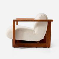 Vladimir Kagan (American, 1927-2016) Cubist Chair, Model 6724A, and Child's Cubist Club Chair, Vladimir Kagan Design Group, USA, designed 1967, the present lot circa 2005