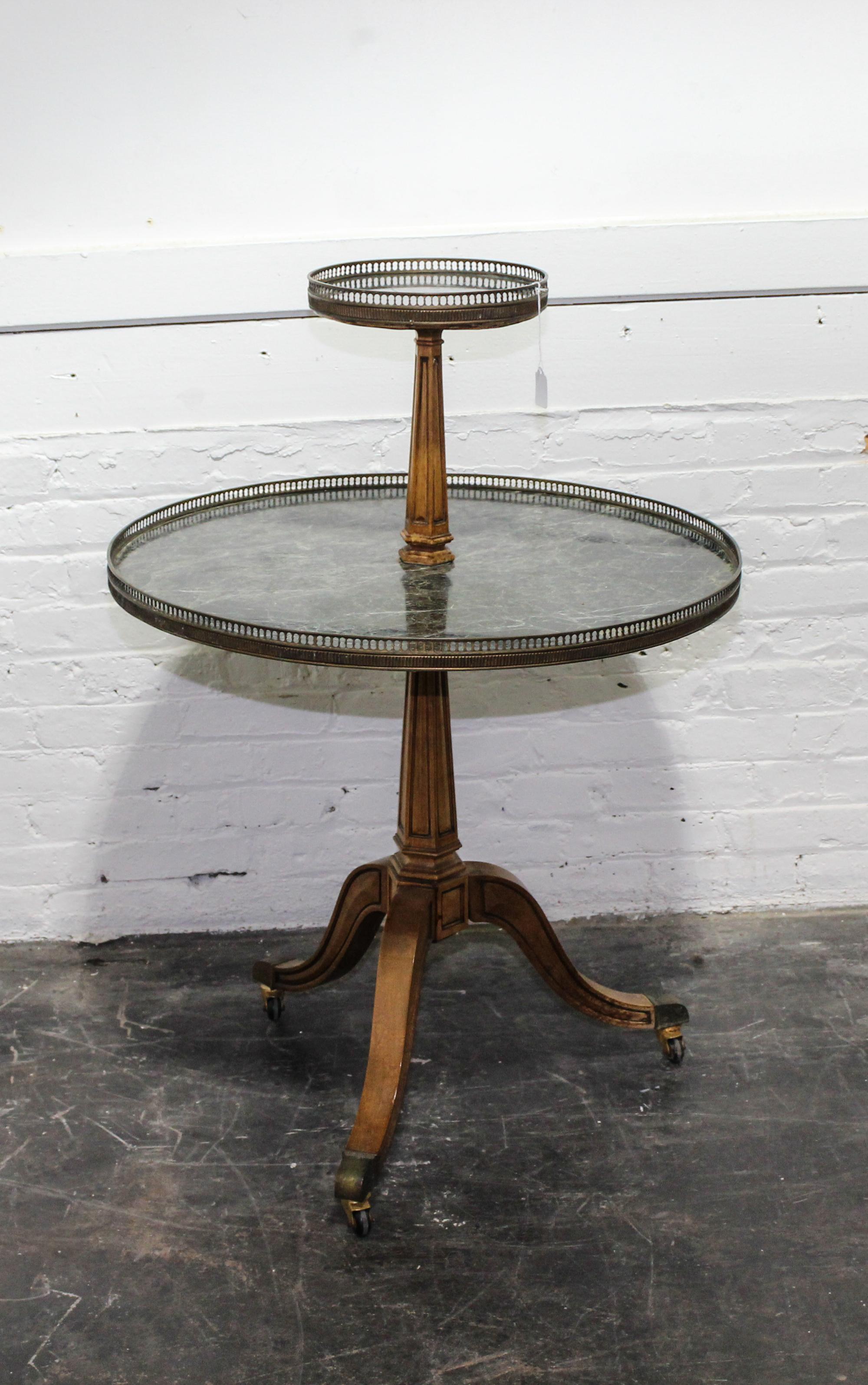 A Spanish Center Table, Simon Loscertales Bona Height 40 x diameter 28 inches. — 20TH CENTURY