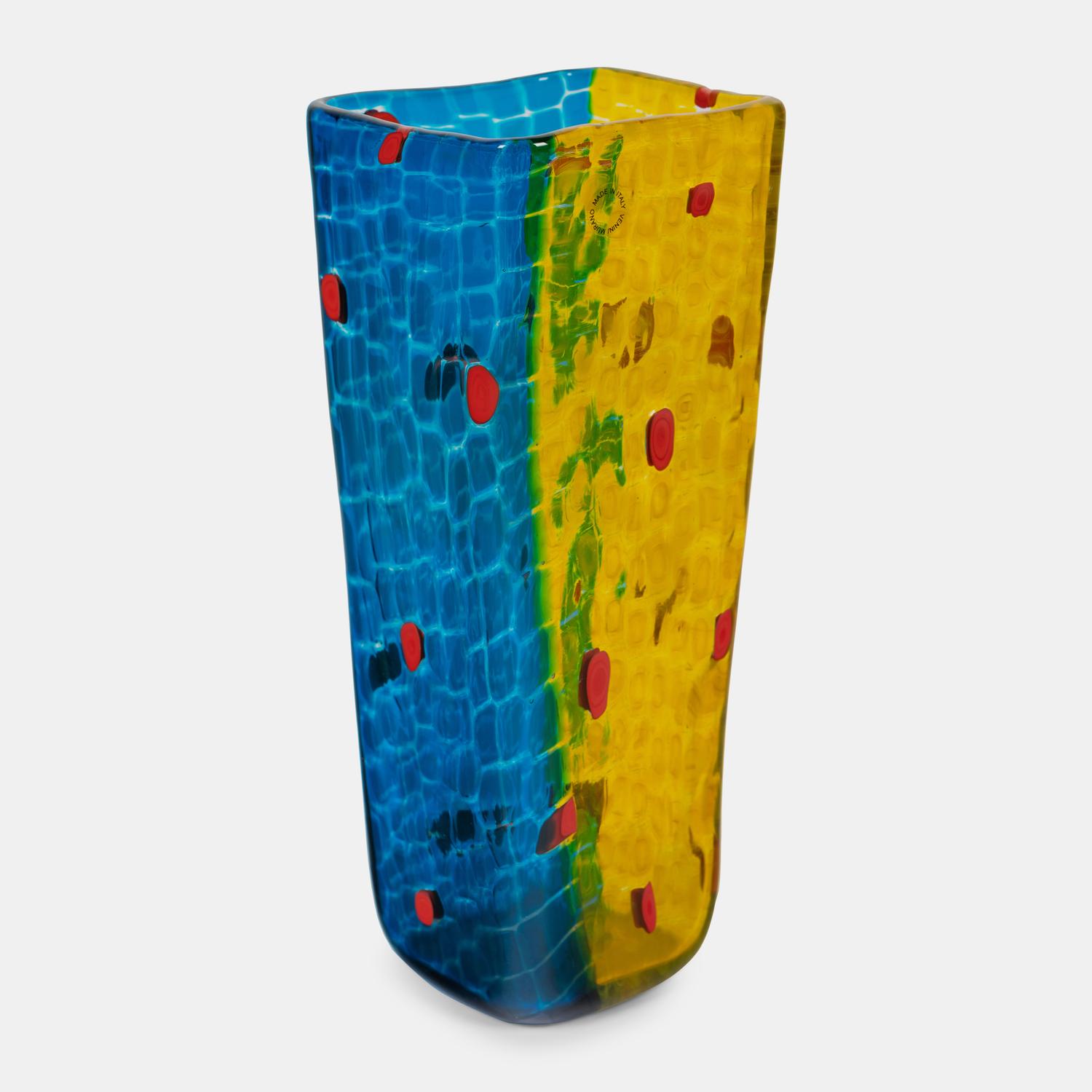 Frisage Vase, 1994 Venini Murano, Italy