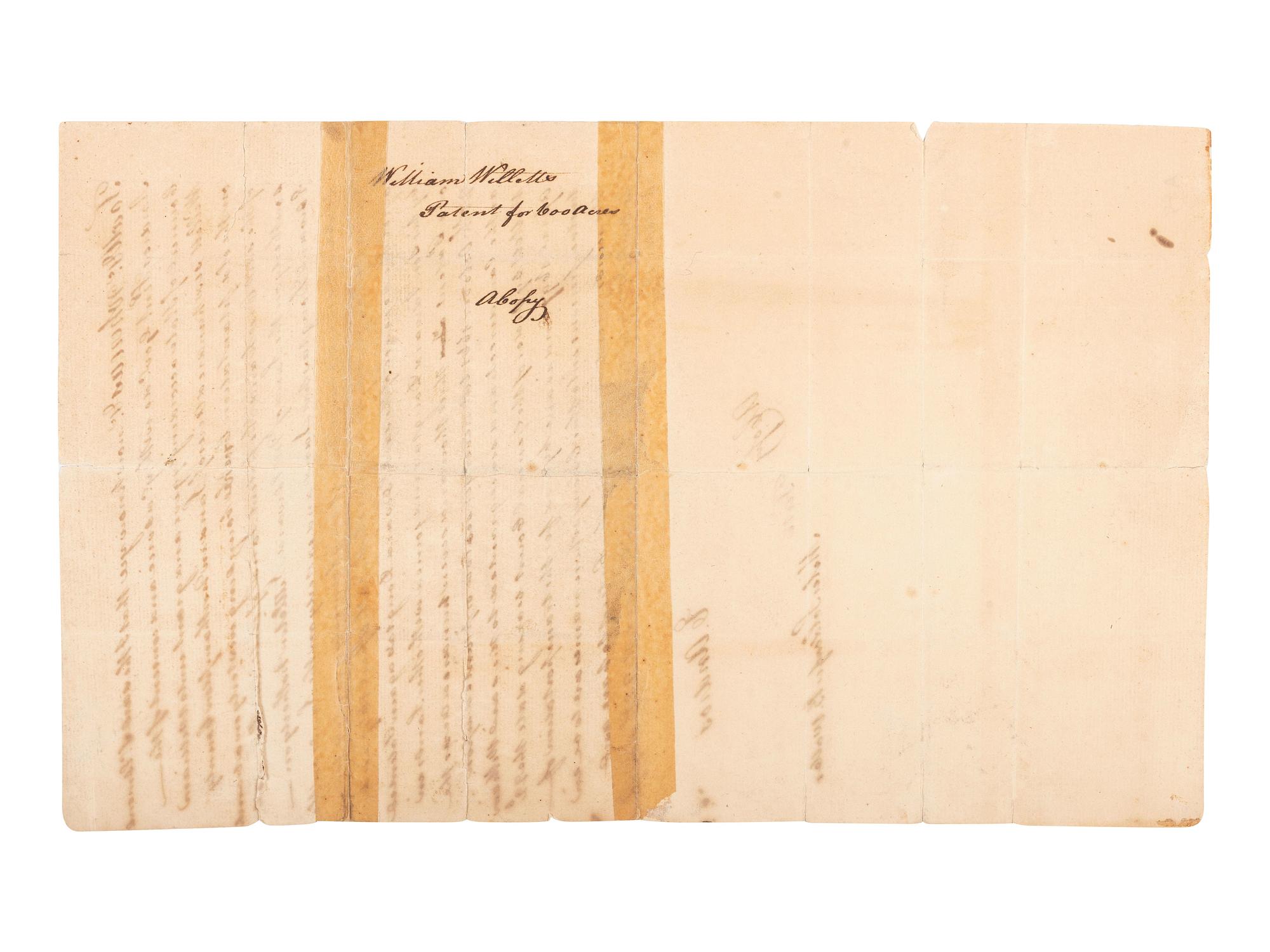 ANDROS, Sir Edmund (1637-1714). Copy document secretarially signed ("E. Andros"), as Colonial Governor of Virginia. 28 October 1697.