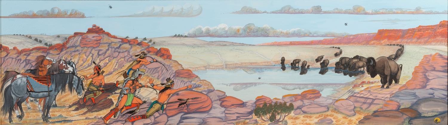 untitled, buffalo hunt
