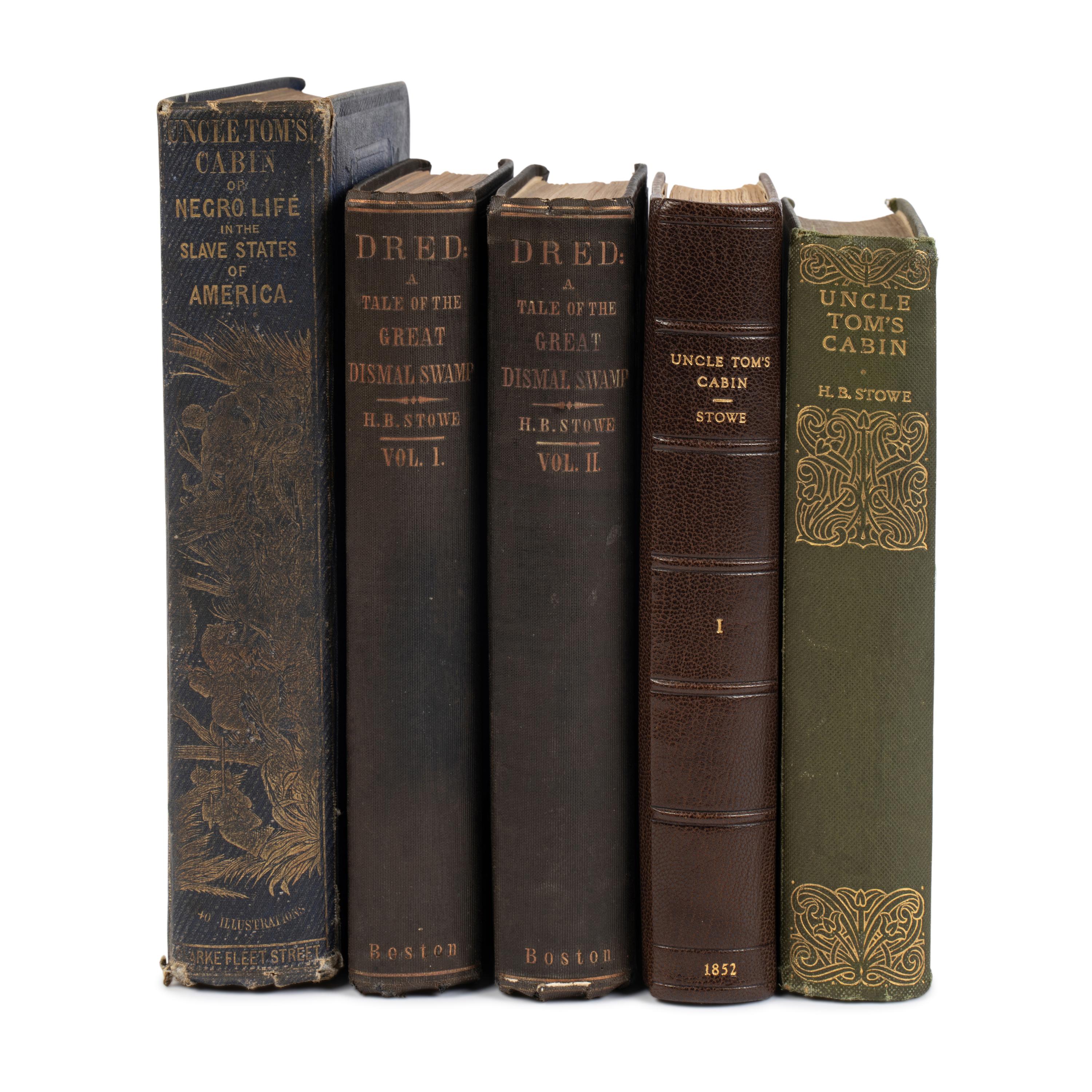 Stowe, Harriet Beecher (1811-1896). A group of 4 titles, most first editions, comprising: