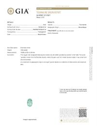 PARAIBA-TYPE TOURMALINE AND DIAMOND RING
