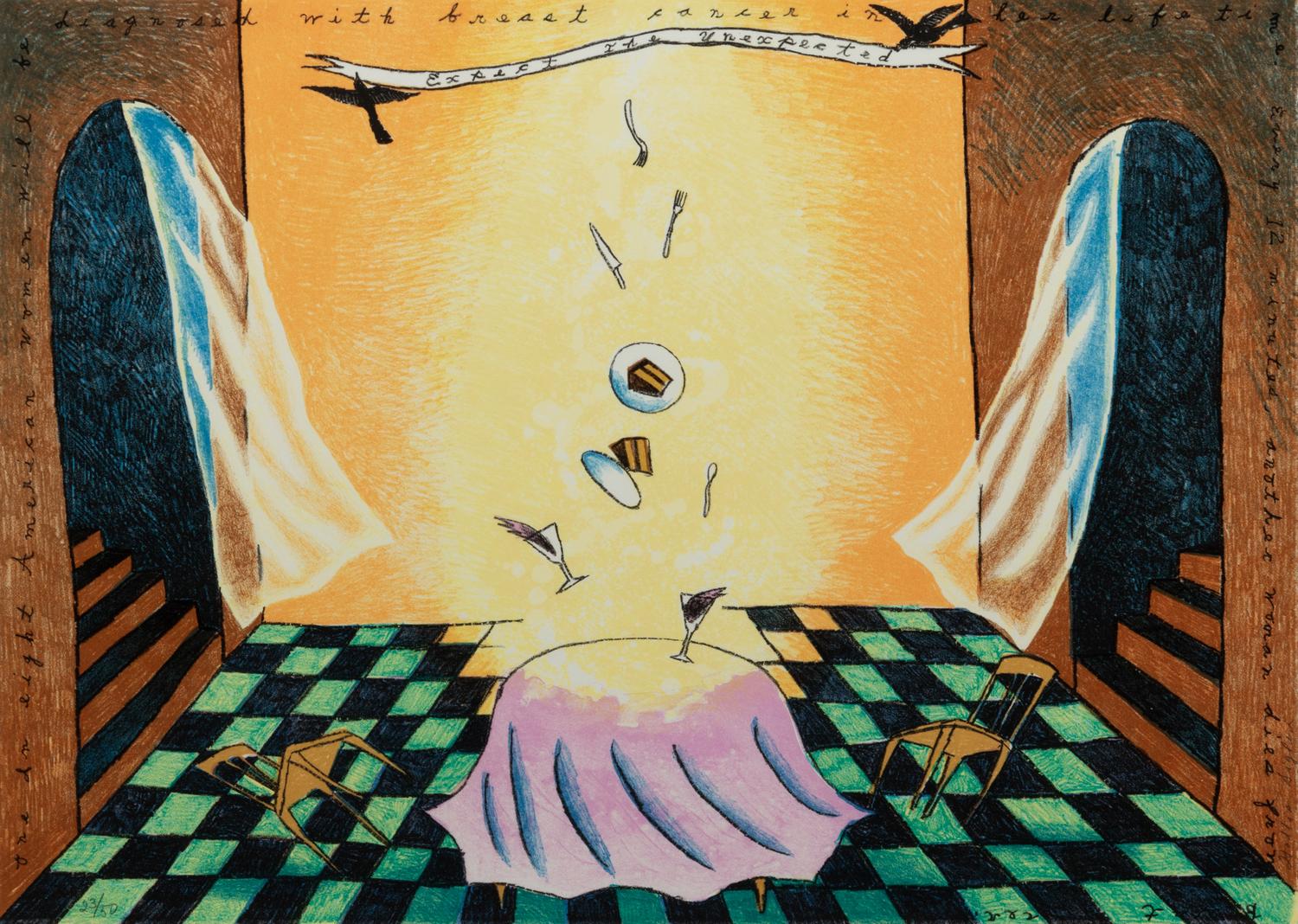 There is No Future for It and Expect the Unexpected (a pair of prints), 1984 and 1994-95
