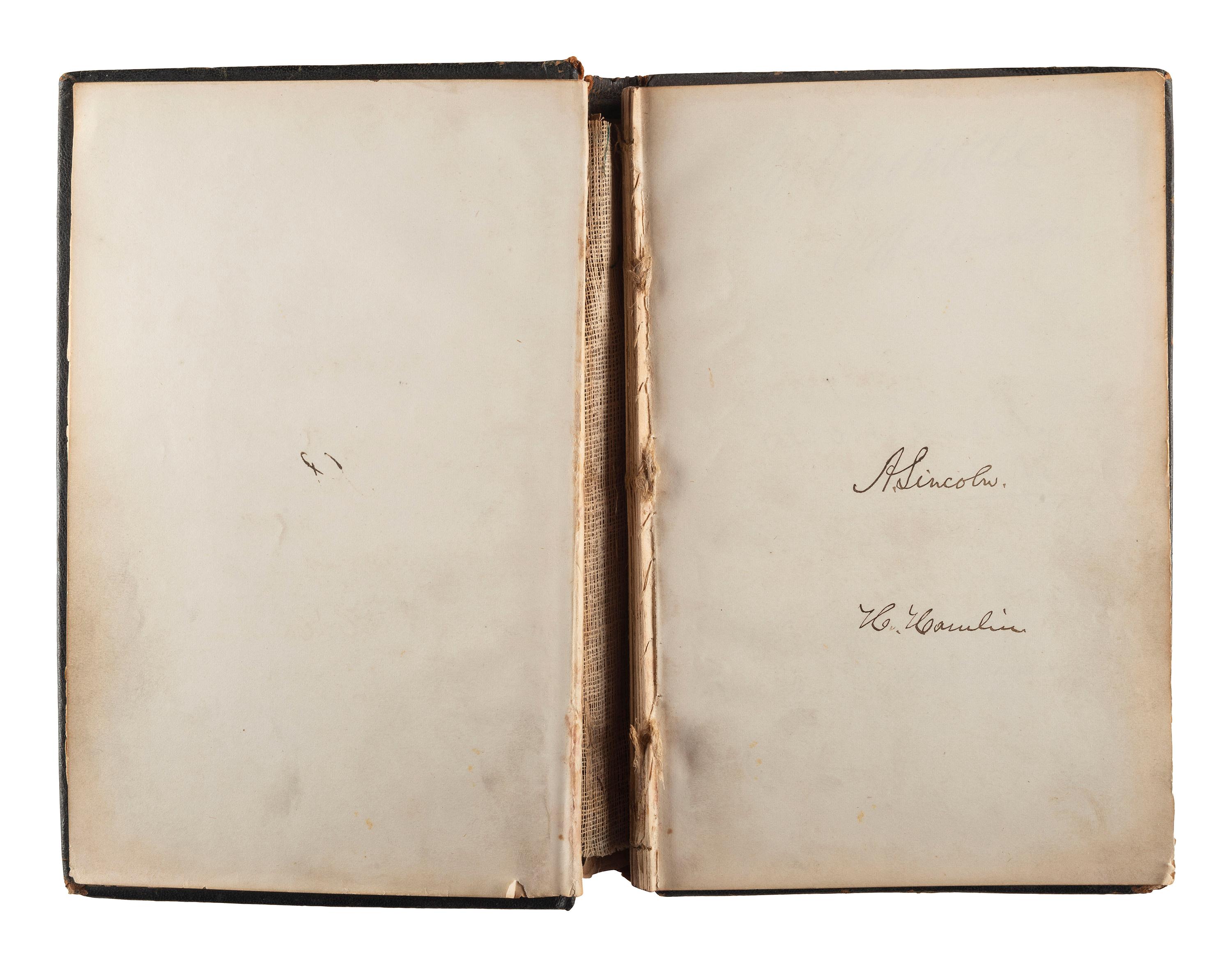 [LINCOLN, Abraham (1809-1865), DOUGLASS, Frederick (ca 1818-1895), and others - AUTOGRAPH ALBUM].