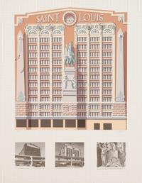 Richard Haas, (American, b. 1936), Edison Brothers Stores, Inc., St. Louis, 1989 (triptych)