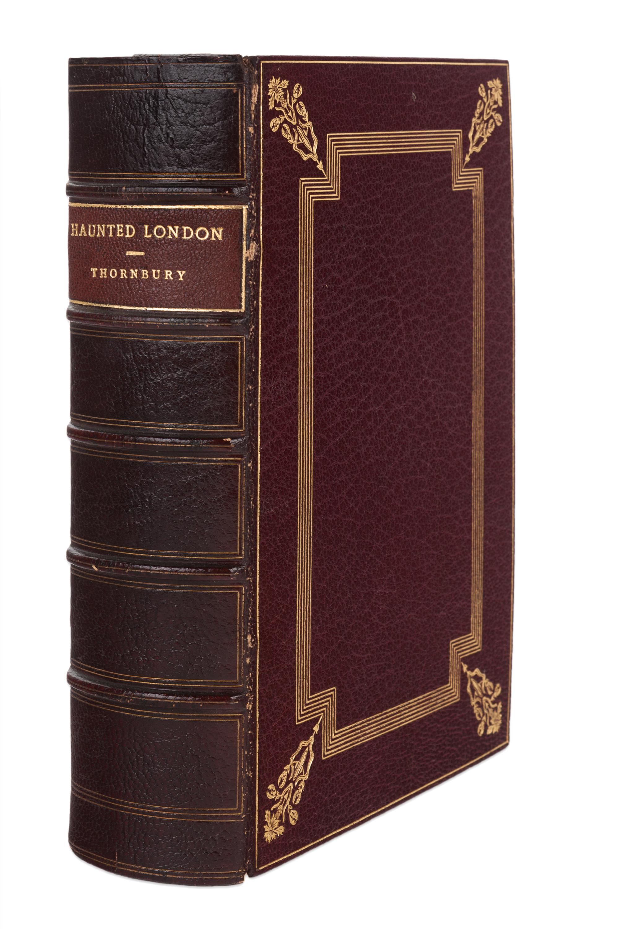 [MONASTERY HILL BINDING]. THORNBURY, Walter. Haunted London . London: Hurst and Blackett, 1865.