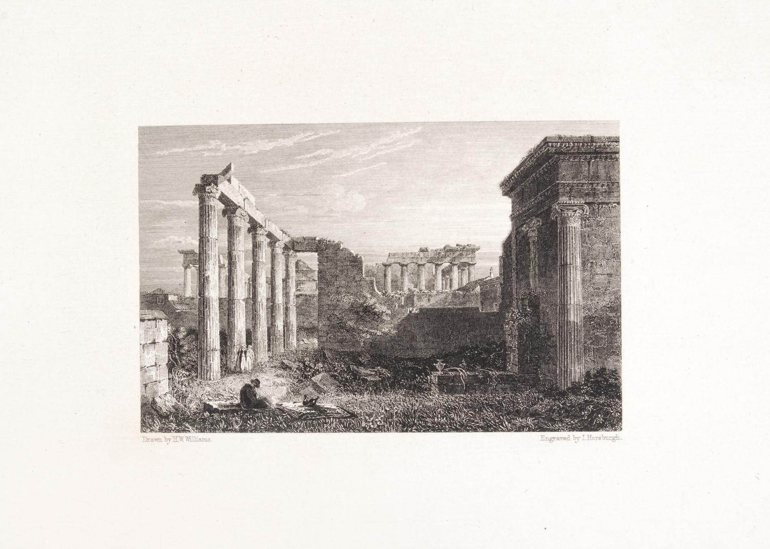 (GREECE) WILLIAMS, HUGH W. Select Views in Greece. London, 1829. 2 vols. in one. First ed. in book form.