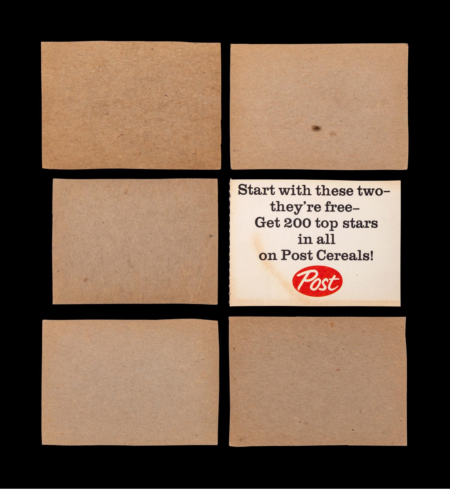 A Group of 48 1960s Post Cereal Baseball Cards Including Hall of Famers and Stars,