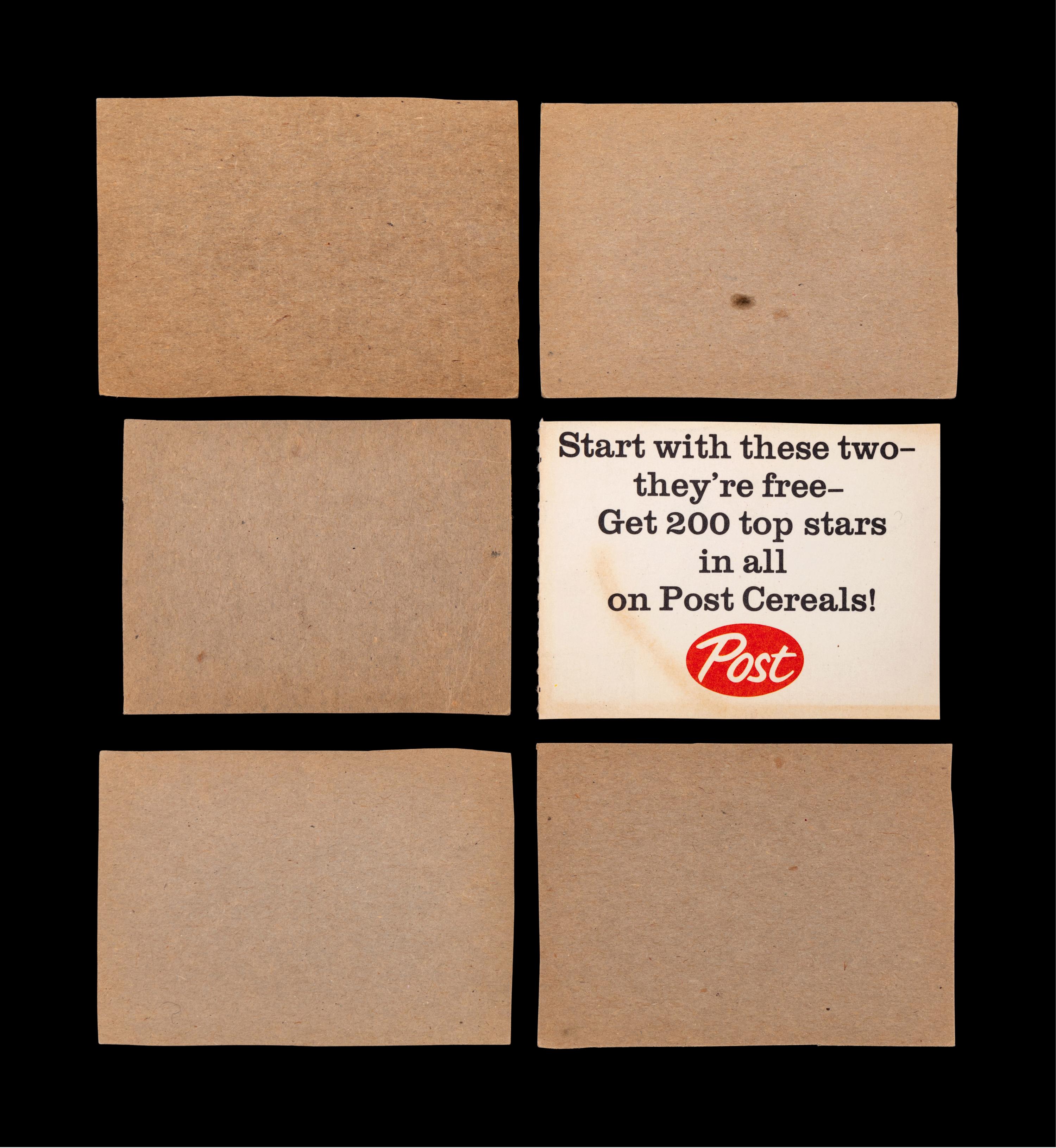 A Group of 48 1960s Post Cereal Baseball Cards Including Hall of Famers and Stars,