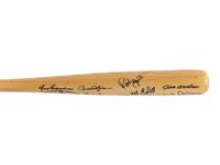 A 1982 Milwaukee Brewers American League Champions Team Signed Autograph Bat
