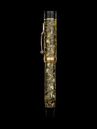 Conway Stewart: Churchill-Olive Button Fill Limited Edition Fountain Pen and Ink Set