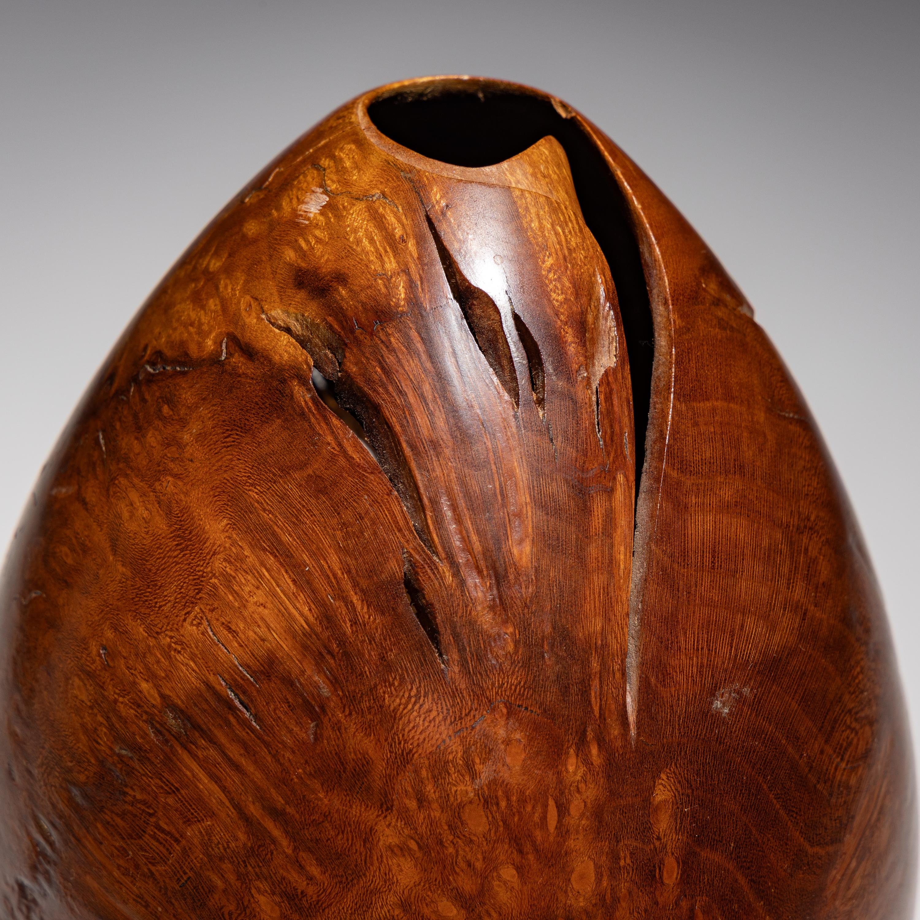 David Ellsworth (American, b. 1944) — Wild Cherry Burl Vase, 1981