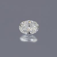 A 2.03 Carat Oval Brilliant Cut Diamond,