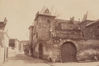A pair of photographs ( 5e arrondissement, 1899 (rue Saint-Médard) , 1899-1900; Gentilly – ancien château , 1901)
