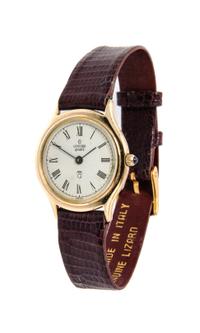 A 14 Karat Yellow Wristwatch, Concord, 11.50 dwts.