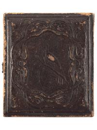 [EARLY PHOTOGRAPHY]. Sixth plate daguerreotype of a lovely African American woman. Ca 1850s.