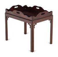 A George III Style Mahogany Butler's Tray Table
