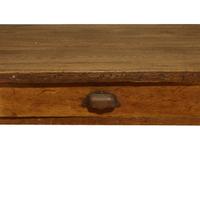 A Four Drawer Oak Table 103.5" x 34.25" D x 29.25" H — France, 19th Century