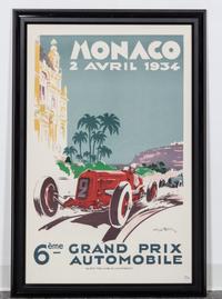 Robert Falcucci & George Ham, (French, 20th century), Monaco Grand Prix (a group of seven posters)