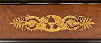 A French Gilt Bronze and Parcel Ebonized Burlwood Encrier