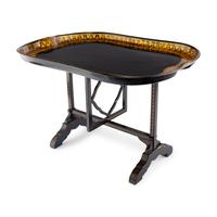 An English Papier-Mâché Tray on Stand