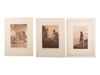 CURTIS, Edward (1868-1952), photographer. A group of 10 photogravures of Southwestern subjects.