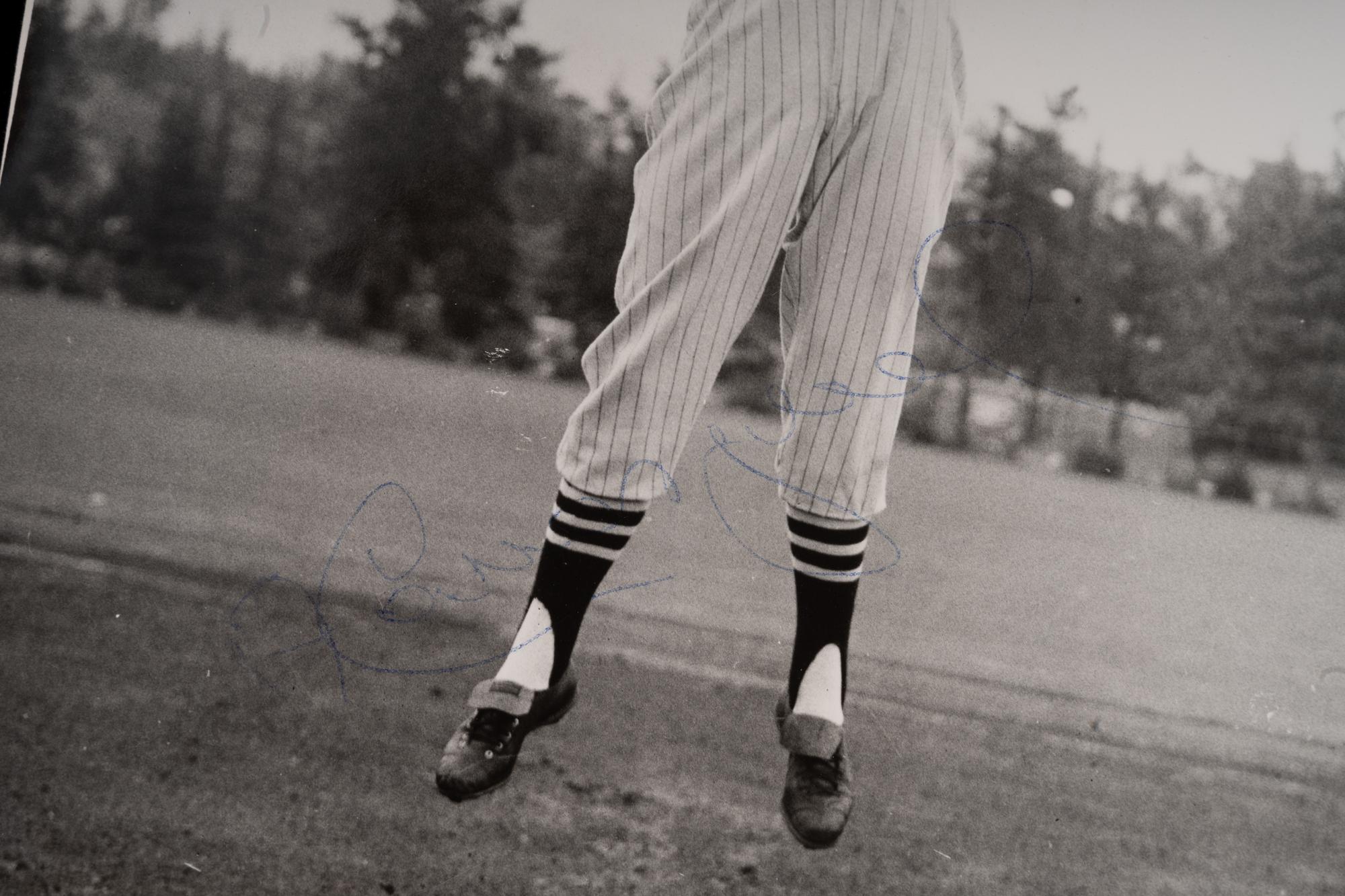 A Group of 1950s Comiskey Park Chicago White Sox Signed Type One Photographs and Ephemera Including Nellie Fox Signed Photograph,