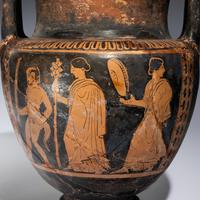 An Attic Red‑Figured Column‑Krater with Dionysiac Scenes